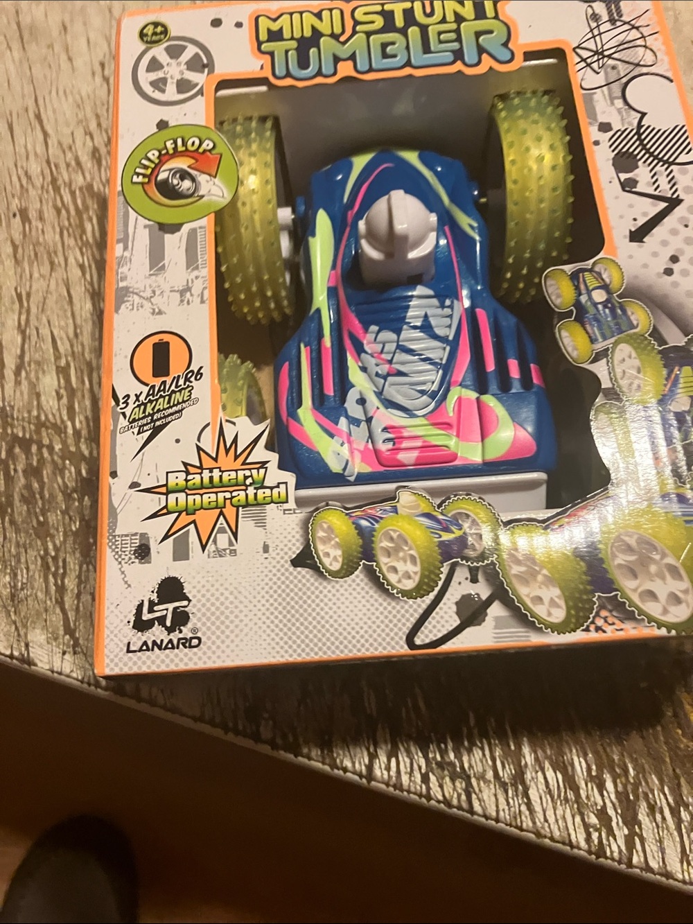 adidas Blue Kids Mini Stunt Tumbler with Pink and Yellow Accents